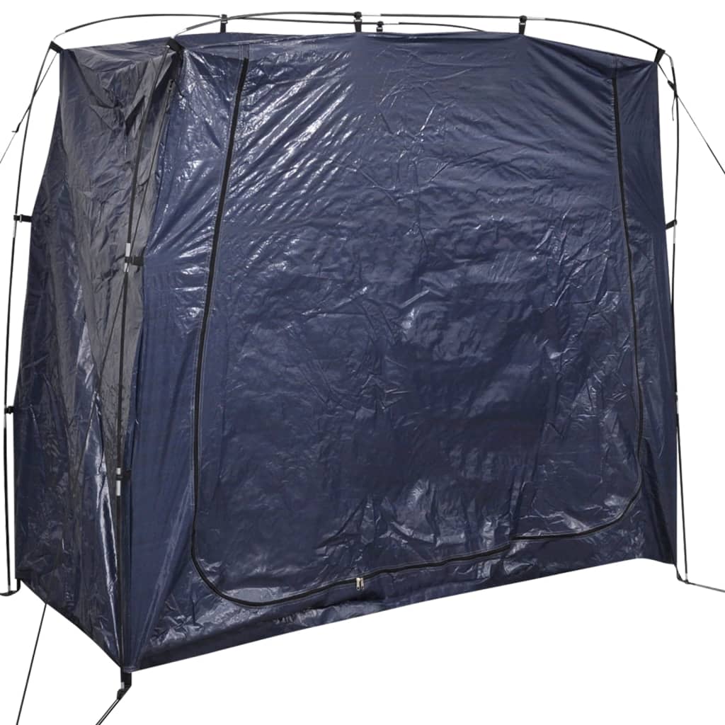 VidaXL Zila velosipēdu uzglabāšanas telts 200x80x150 cm