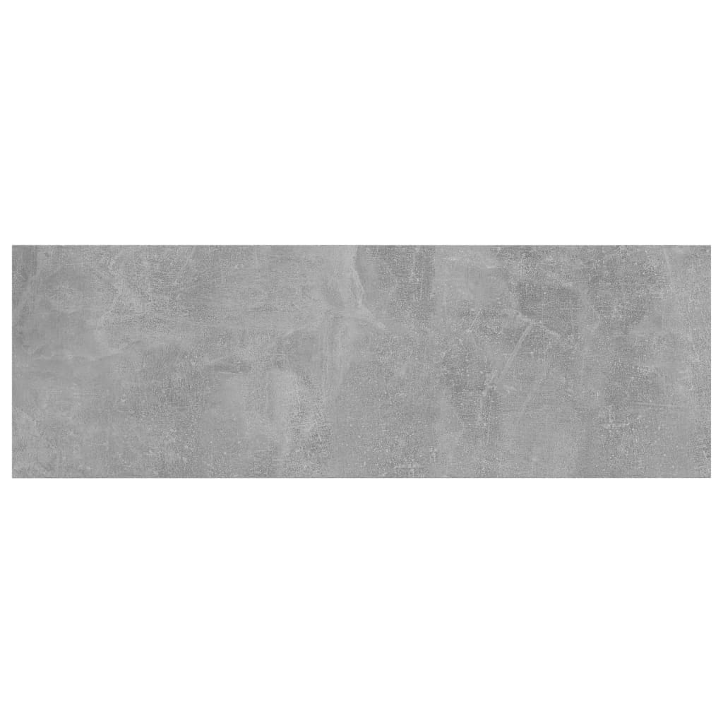 vidaXL plauktu dēļi, 4 gab., betonpelēki, 60x20x1,5 cm, skaidu plāksne
