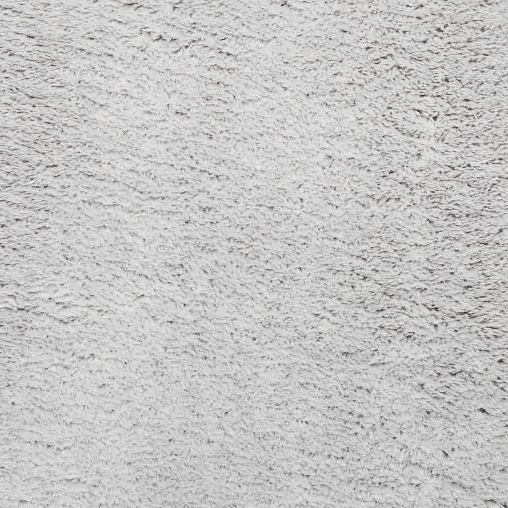 vidaXL paklājs HUARTE, īsa spalva, mīksts, mazgājams, pelēks 60x110 cm