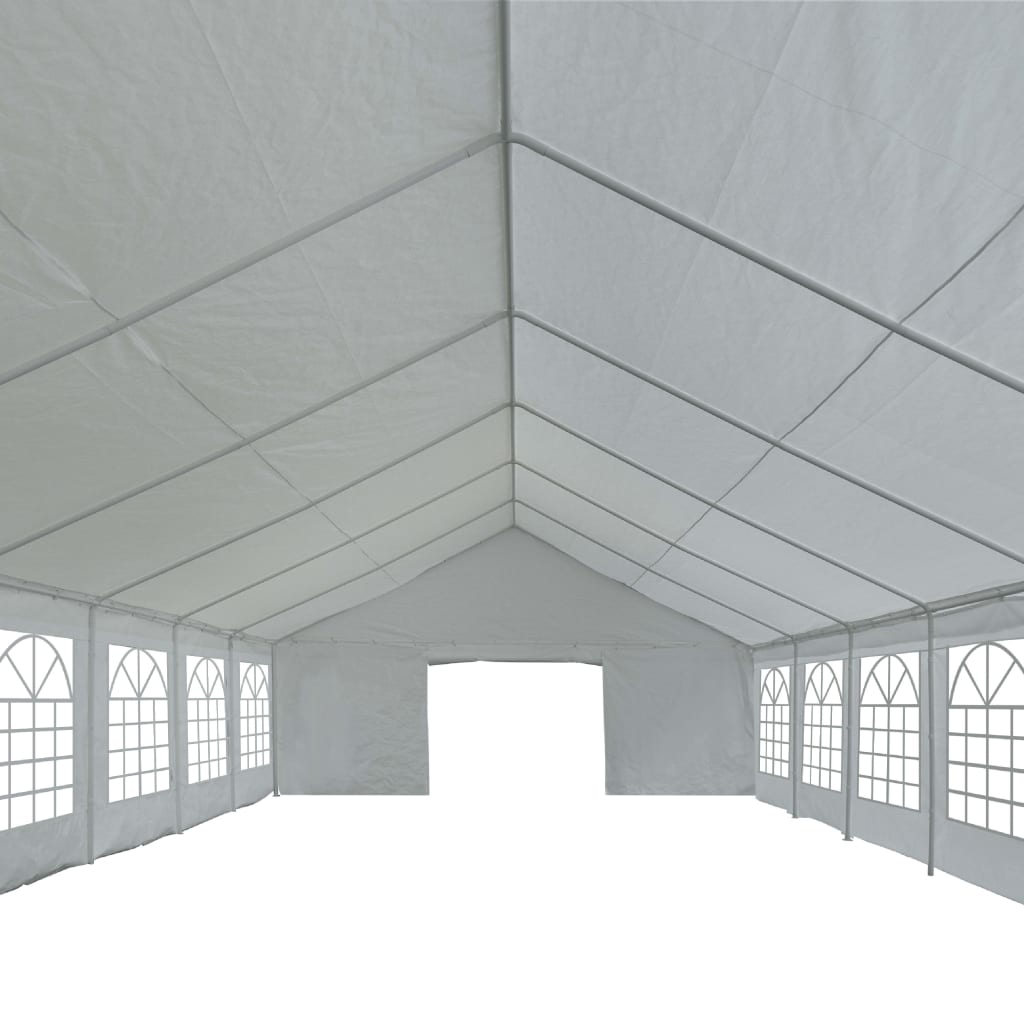vidaXL svinību telts, 5x10 m, pelēks PE