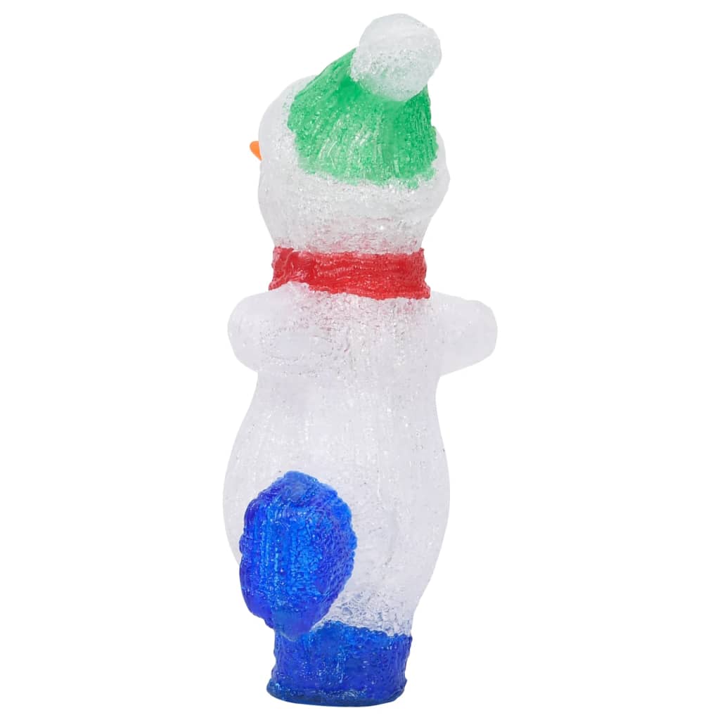 vidaXL LED Ziemassvētku sniegavīra figūra, akrils, 30 cm