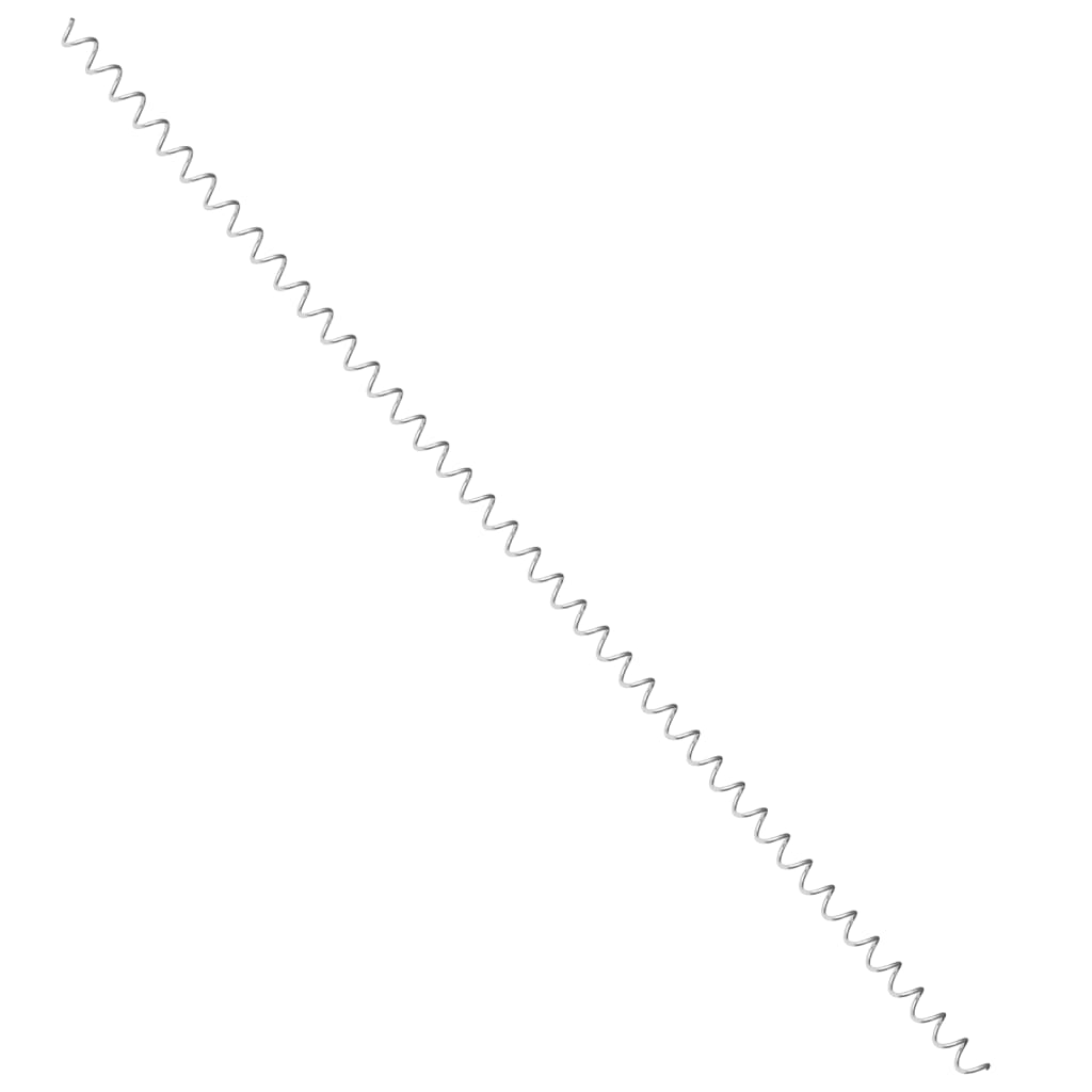 vidaXL gabionu spirāles, 24 gab., cinkots tērauds, 100 cm