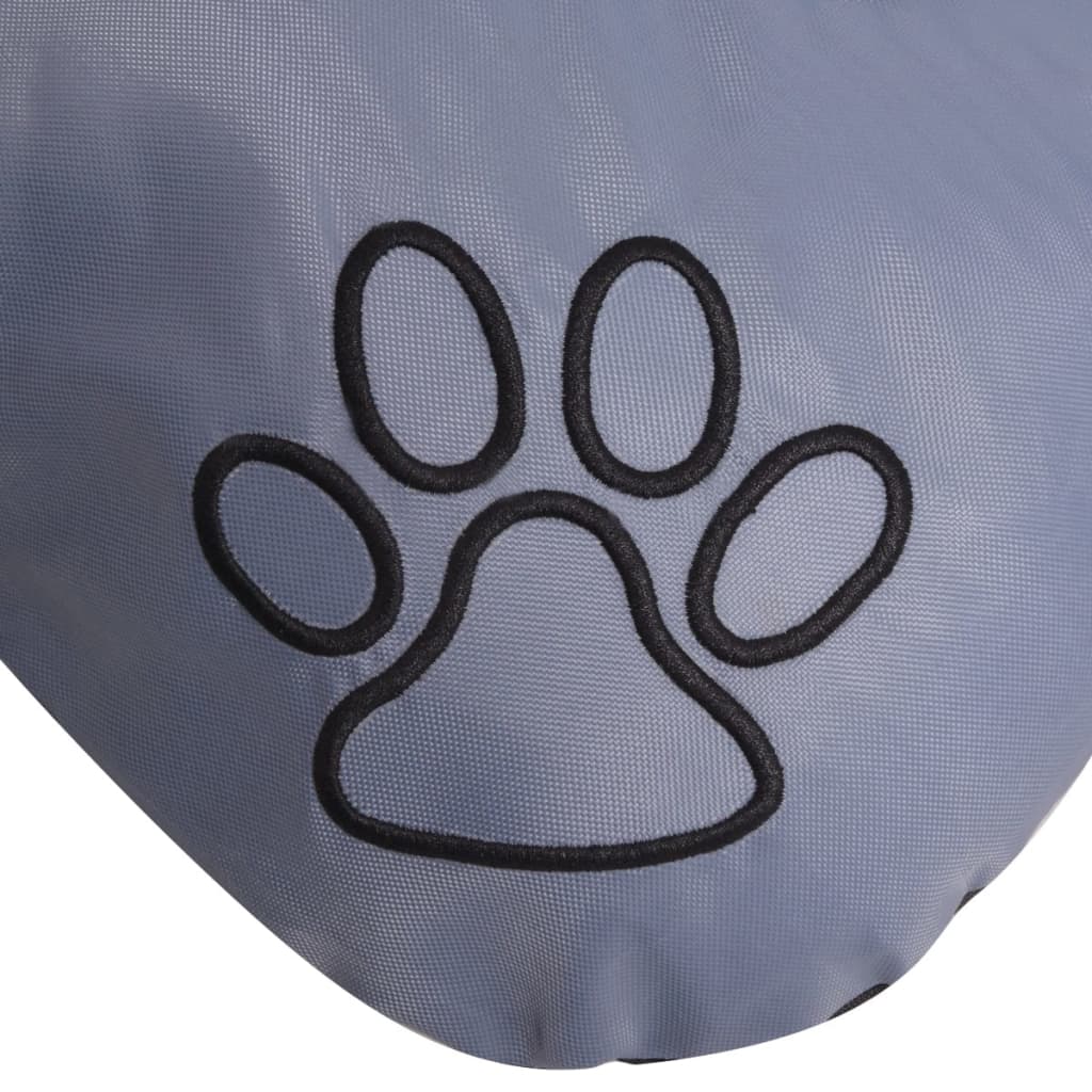 vidaXL suņu matracis, pelēks, XL izmērs