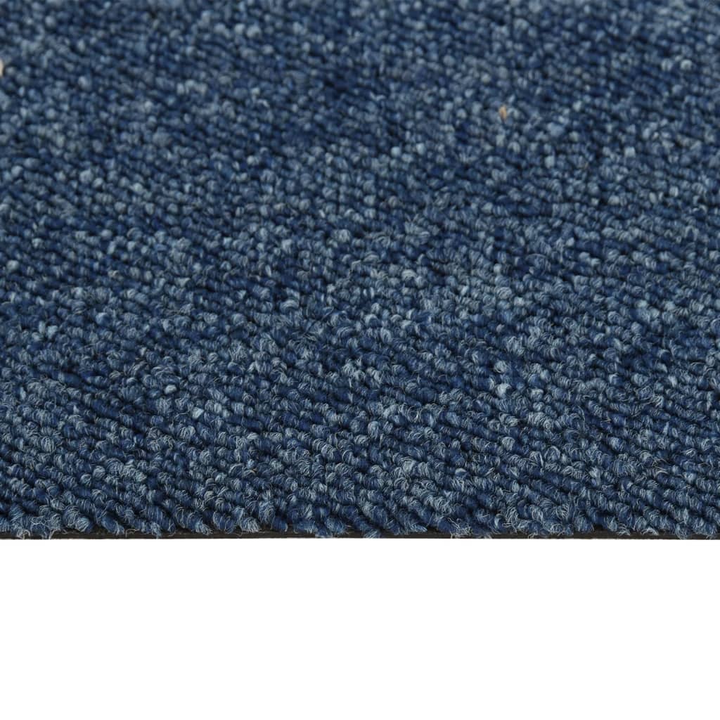 vidaXL paklājflīzes, 16 gab., 4 m², 25x100 cm, zilas