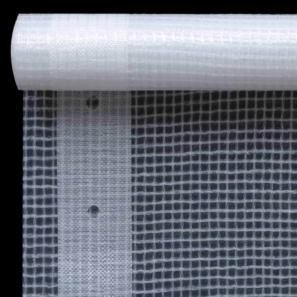 vidaXL brezenta pārklāji, 2 gab., smalki austi, 260 g/m², 2x15m, balti
