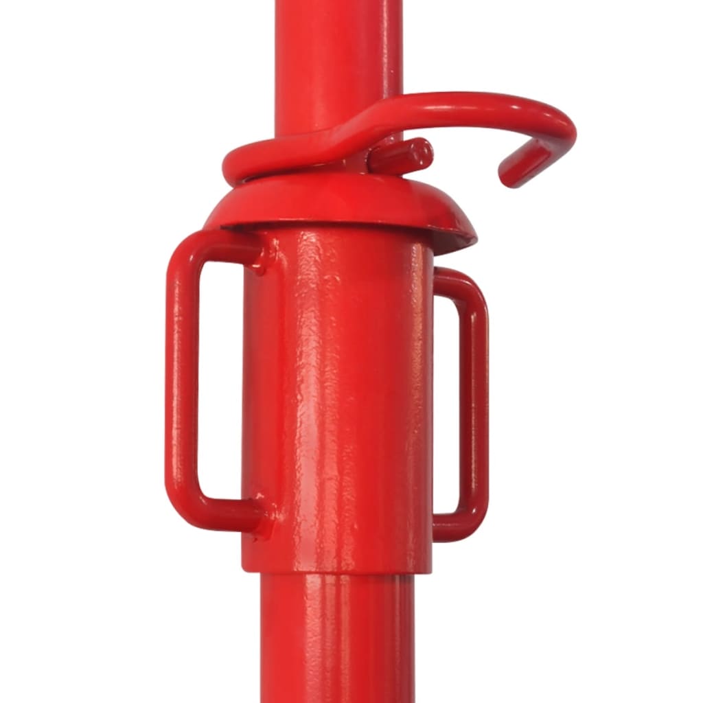 vidaXL konstrukciju balsts, 280 cm, sarkans