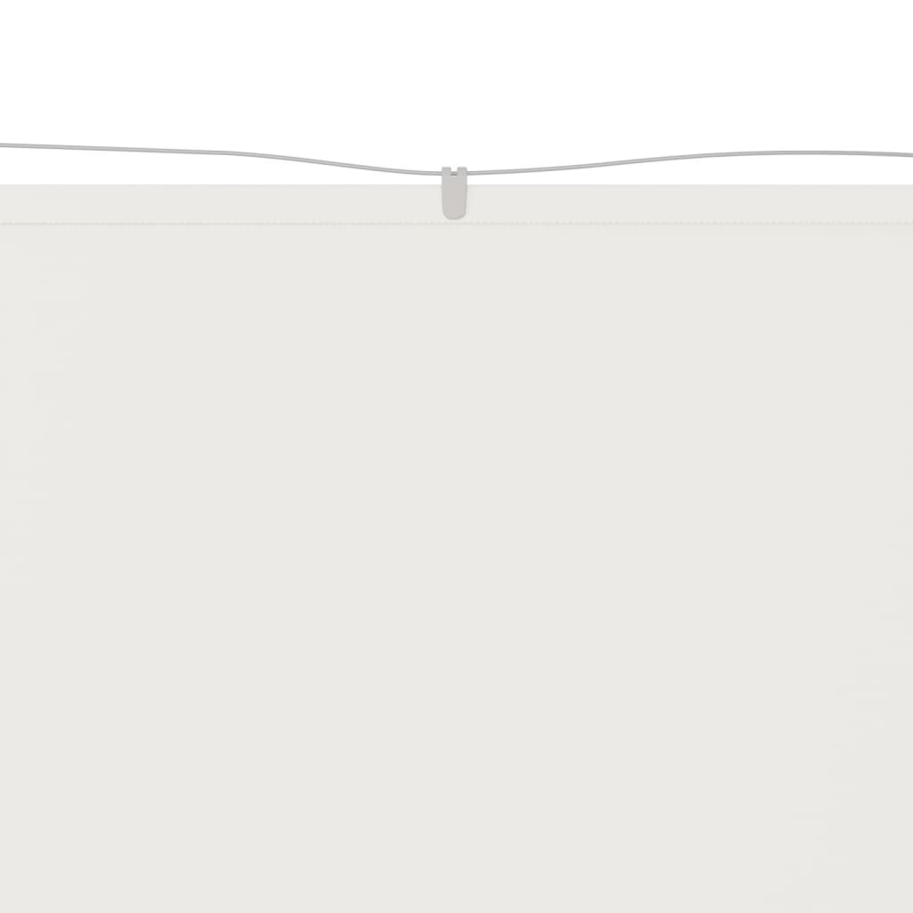 vidaXL vertikāla markīze, balta, 100x270 cm, Oksfordas audums
