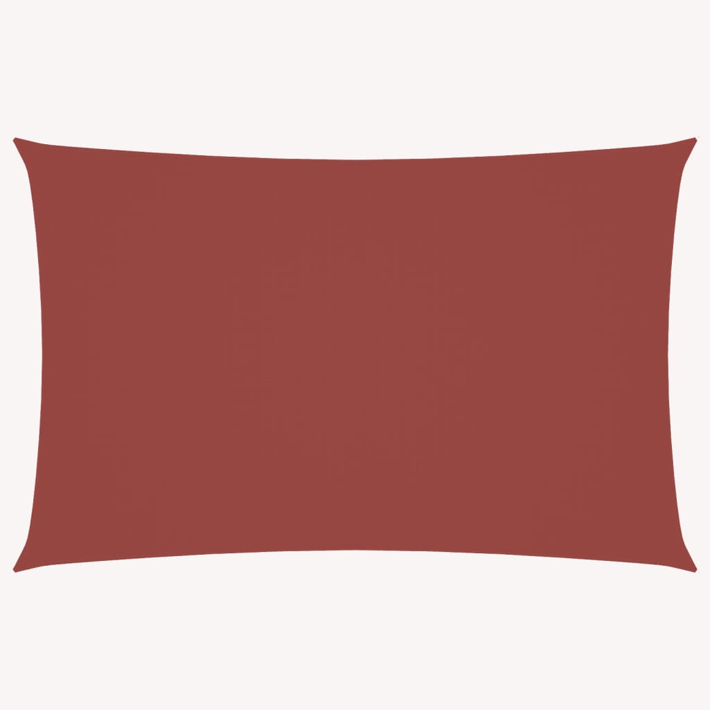 vidaXL saulessargs, taisnstūra, 4x7 m, sarkanbrūns oksforda audums
