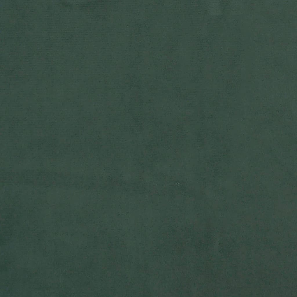 vidaXL galvgalis ar malām, tumši zaļš samts, 83x23x78/88 cm
