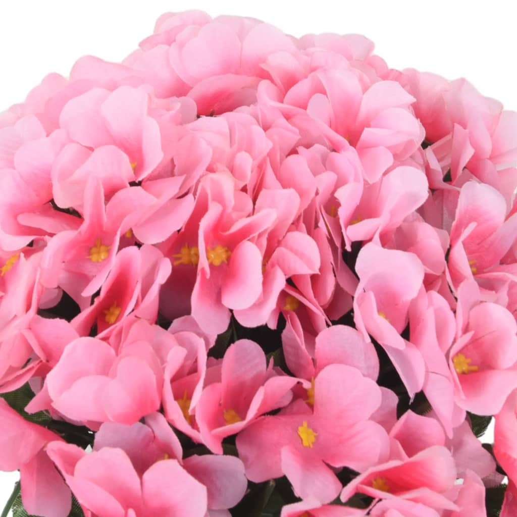 vidaXL mākslīgo ziedu vītnes, 3 gab., rozā, 85 cm