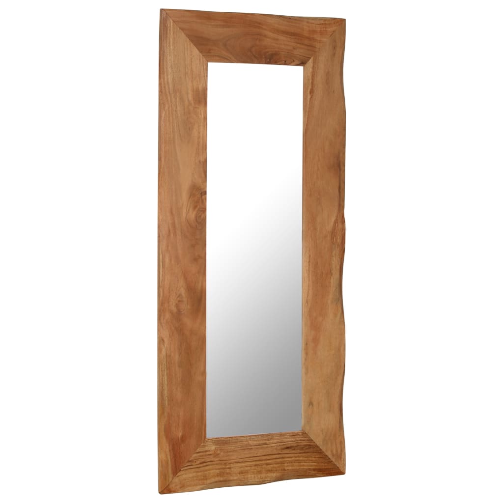 vidaXL spogulis, 50x110 cm, akācijas masīvkoks