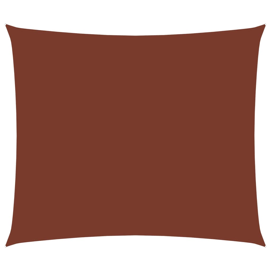 vidaXL saulessargs, taisnstūra, 2,5x4,5 m, sarkanbrūns oksforda audums