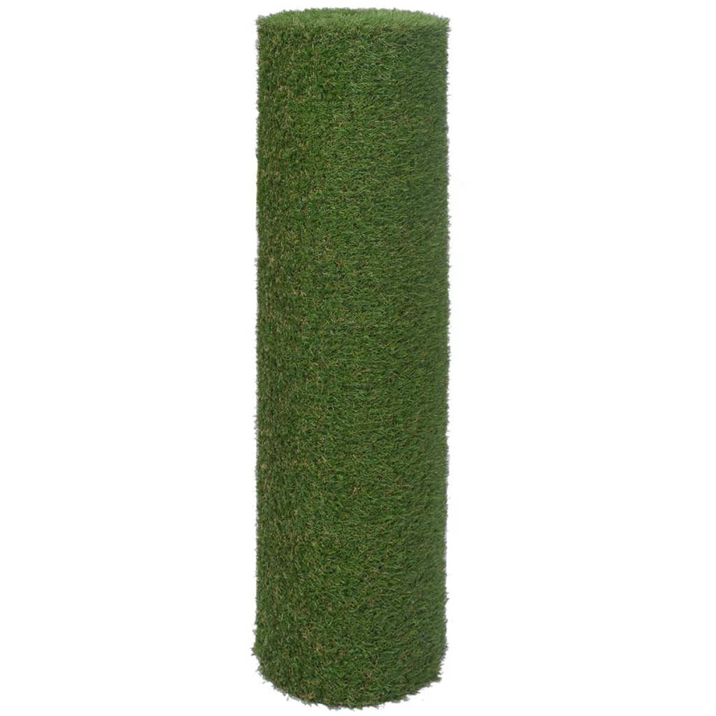vidaXL mākslīgais zālājs, 1x15 m/20 mm, zaļš