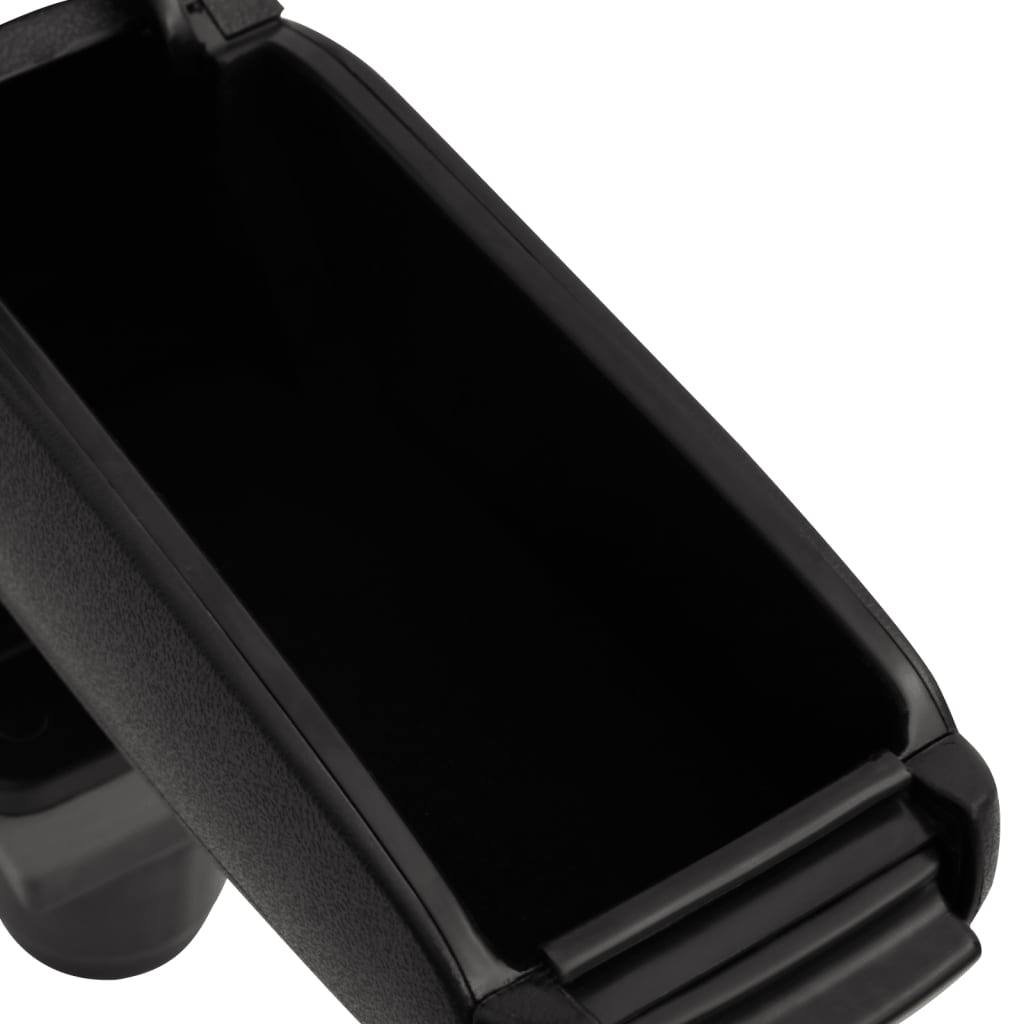 vidaXL automašīnas roku balsts, melns, 13x32,5x(24-51,5) cm, ABS