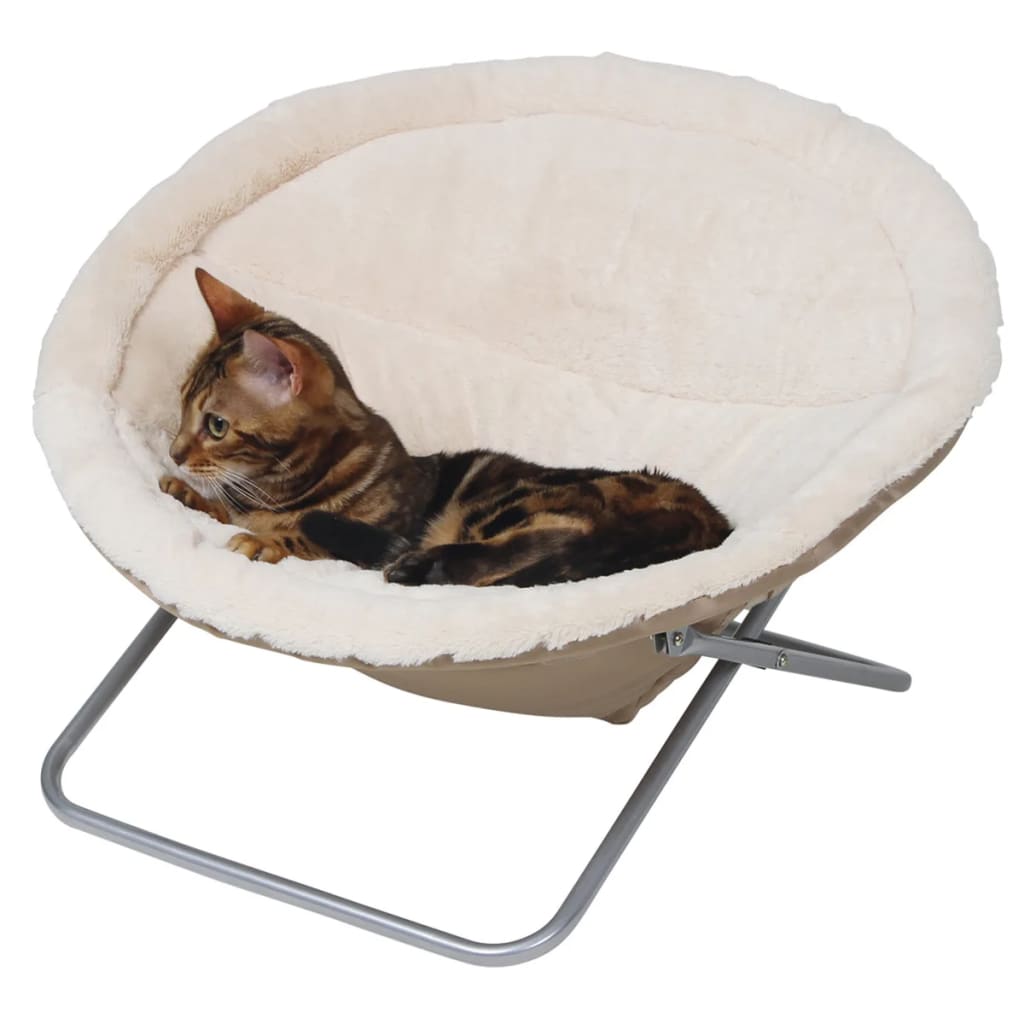 415651 Kerbl Cat Bed "Alice" Beige 58 cm 82640