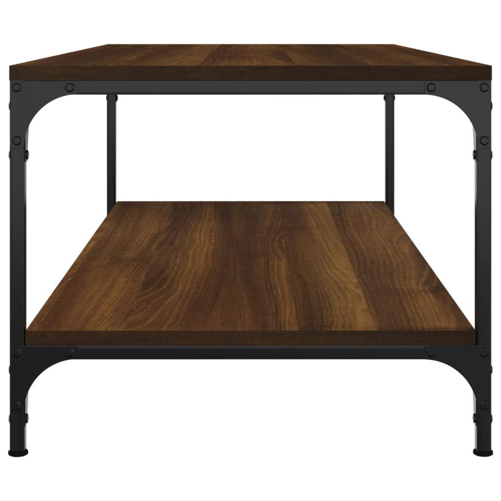 vidaXL kafijas galdiņš, ozola krāsa, 80x50x40 cm, inženierijas koks