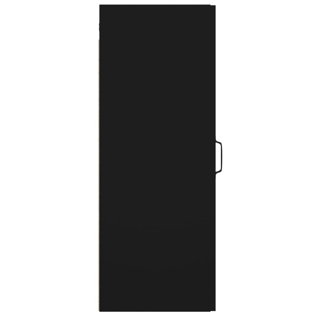 vidaXL piekarams skapītis, melns, 34,5x34x90 cm
