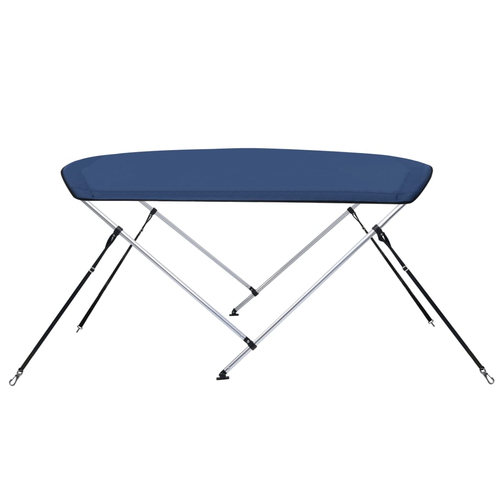 vidaXL divloku motorlaivas jumts, tumši zils, 180x150x110 cm