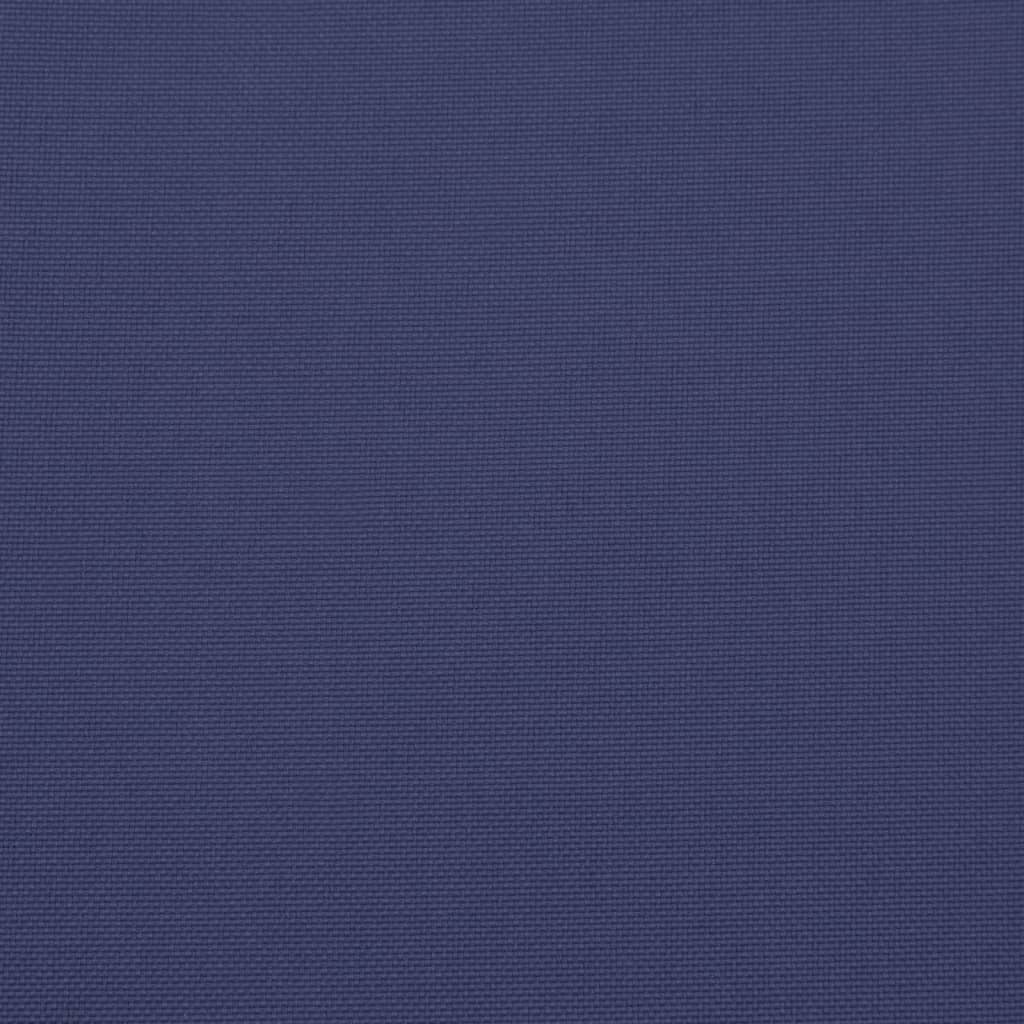vidaXL dārza krēslu matrači, 6 gab., tumši zils oksforda audums