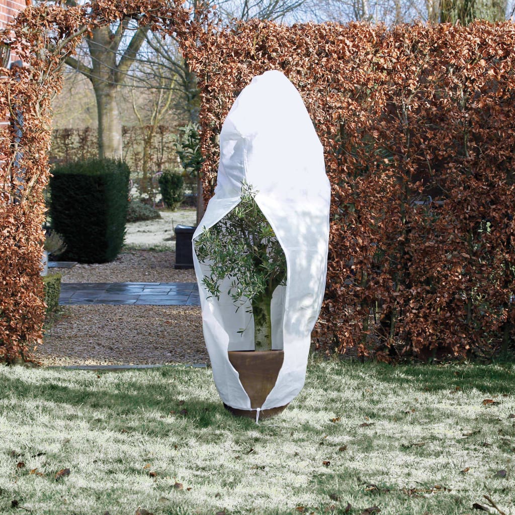 Nature augu ziemas pārsegs, rāvējslēdzējs, 70 g/m², balts, 2,5x2,5x3 m
