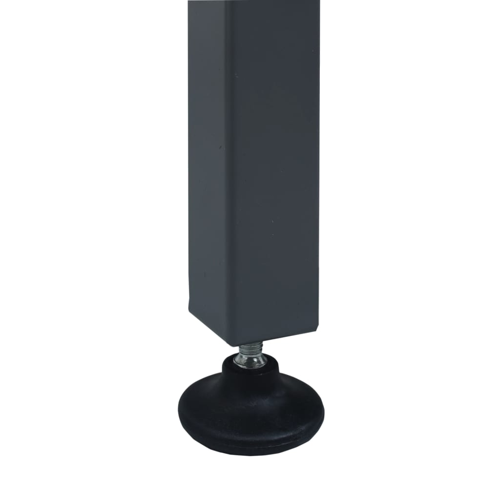 vidaXL darbagalds, melns, 120x60x85 cm, tērauds