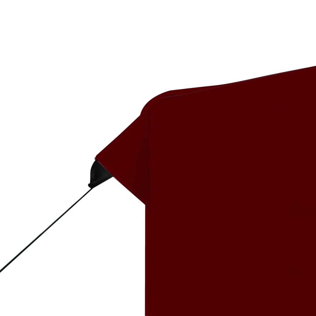vidaXL saliekama nojume, bordo krāsā, 2x2 m, alumīnijs