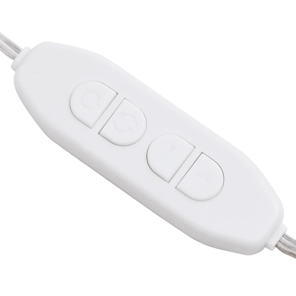 vidaXL spoguļa gaisma ar 8 LED spuldzēm, silti un vēsi balta