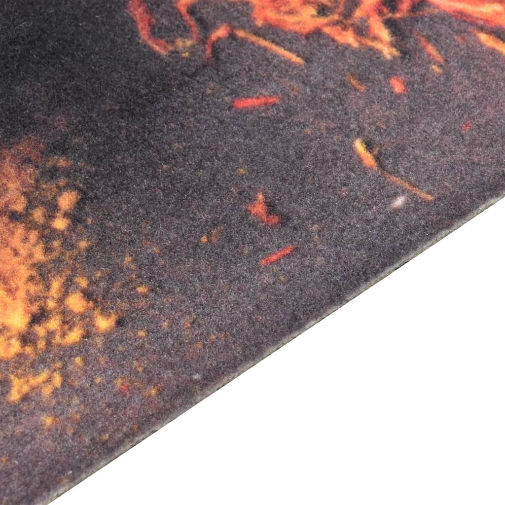 vidaXL virtuves paklājs, mazgājams, apdruka ar karotēm, 60x300 cm