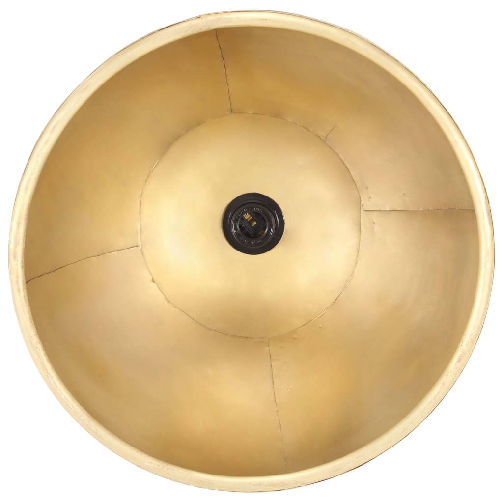 vidaXL griestu lampa, industriāls dizains, misiņa, 25 W, 40 cm, E27