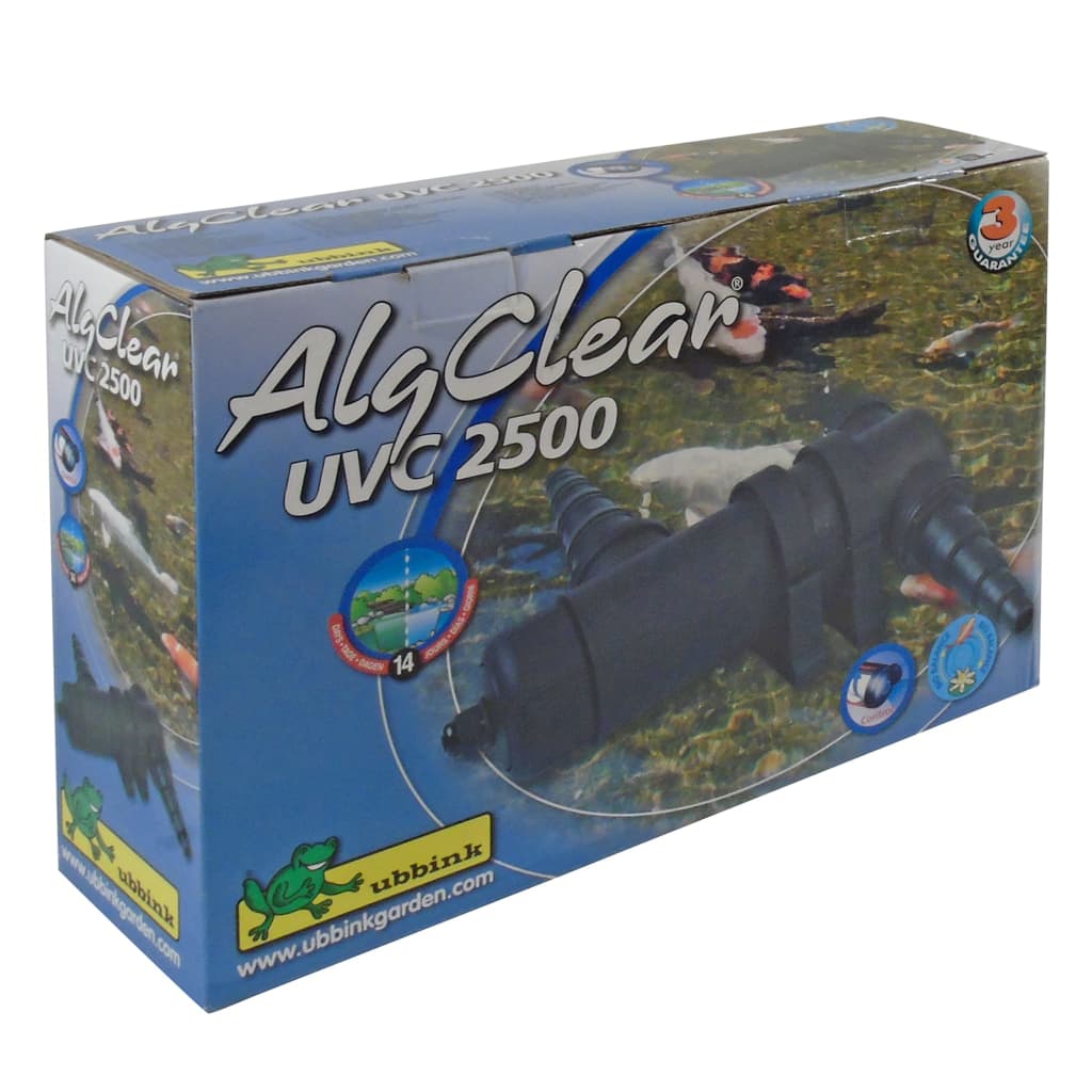 Ubbink AlgClear UV-C ūdens attīrīšanas ierīce 2500, 5 W, 1355130