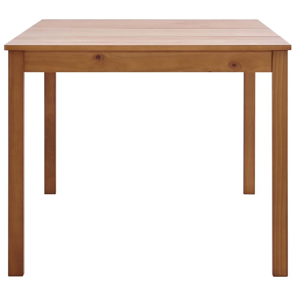 vidaXL virtuves galds, 180x90x73 cm, medus brūns, priedes koks