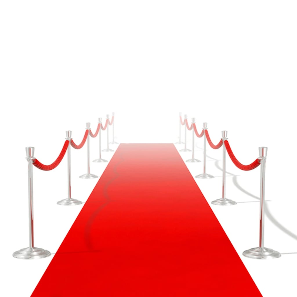 Sarkanais paklājs 1 x 10 m, īpaši smags, 400 g/m2