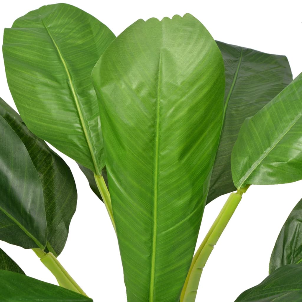 vidaXL mākslīgais augs, banānkoks ar podiņu, 150 cm, zaļš