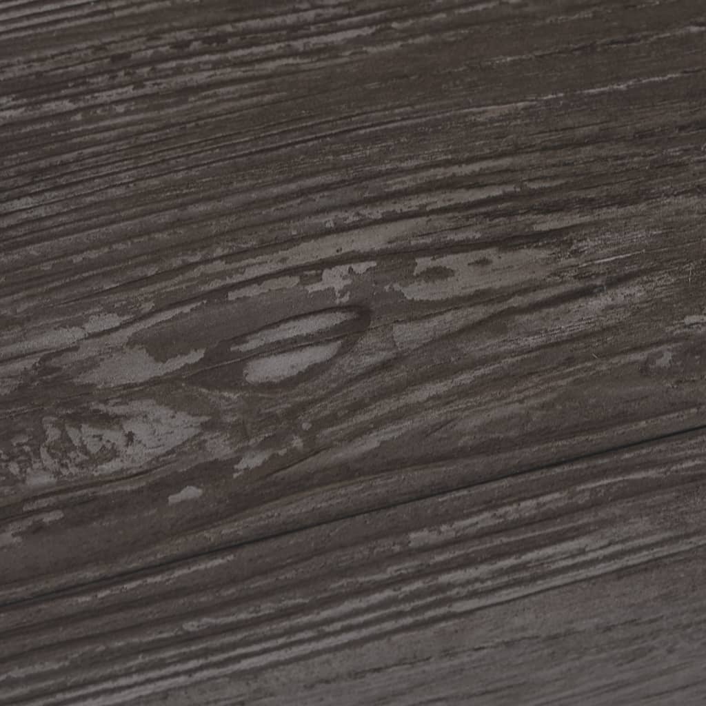 vidaXL grīdas dēļi, pašlīmējoši, 4,46 m², 3 mm, svītraina koka PVC