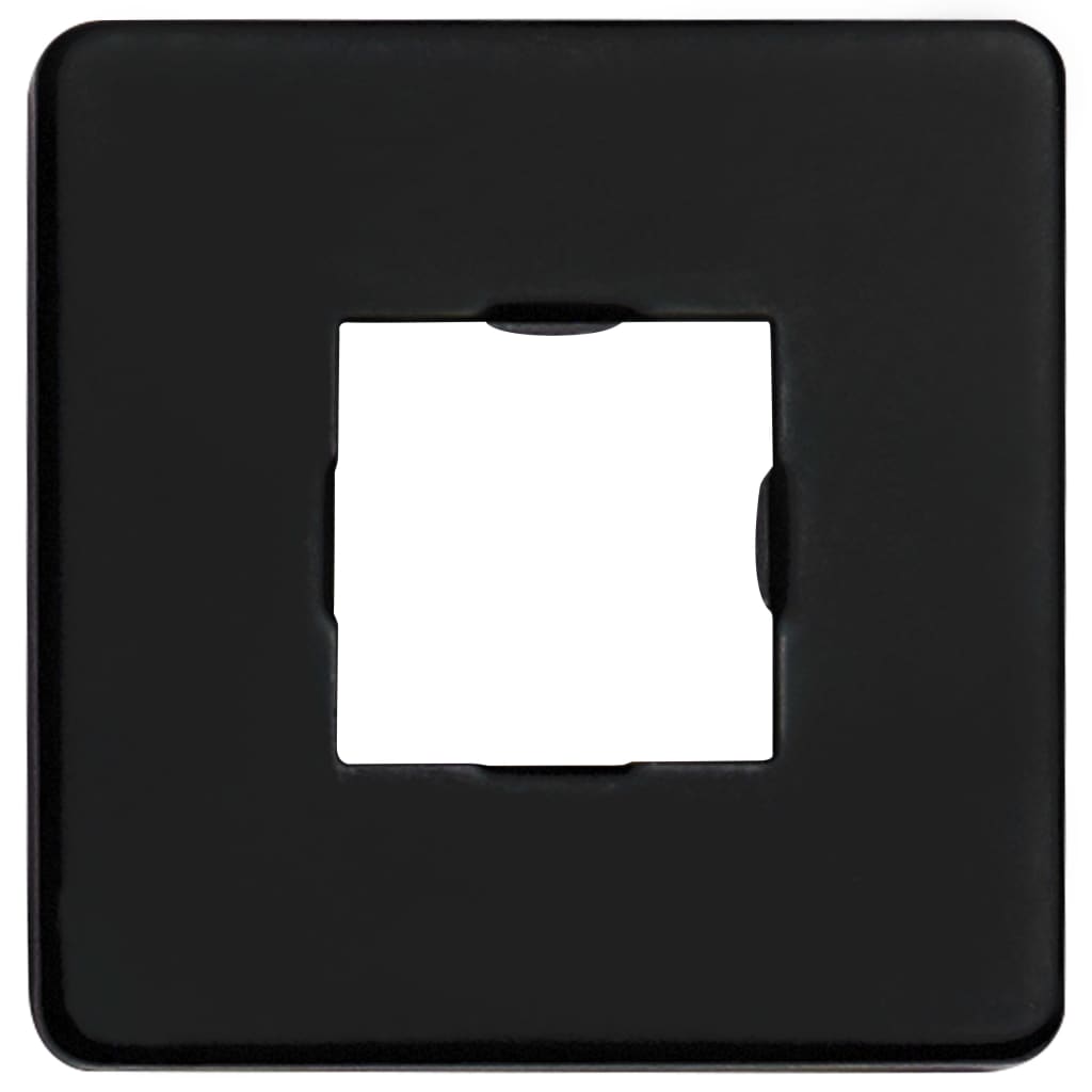 vidaXL dušas balsts, kvadrāta, nerūsējošs tērauds 201, melns, 40 cm