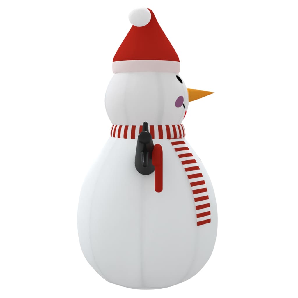 vidaXL piepūšams sniegavīrs, LED, 360 cm