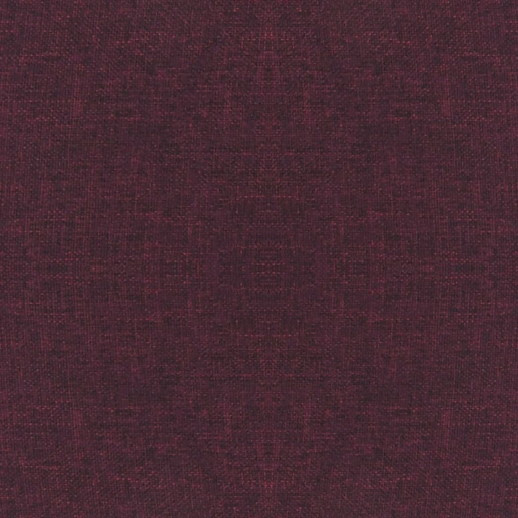 vidaXL grozāmi virtuves krēsli, 4 gab., violets audums