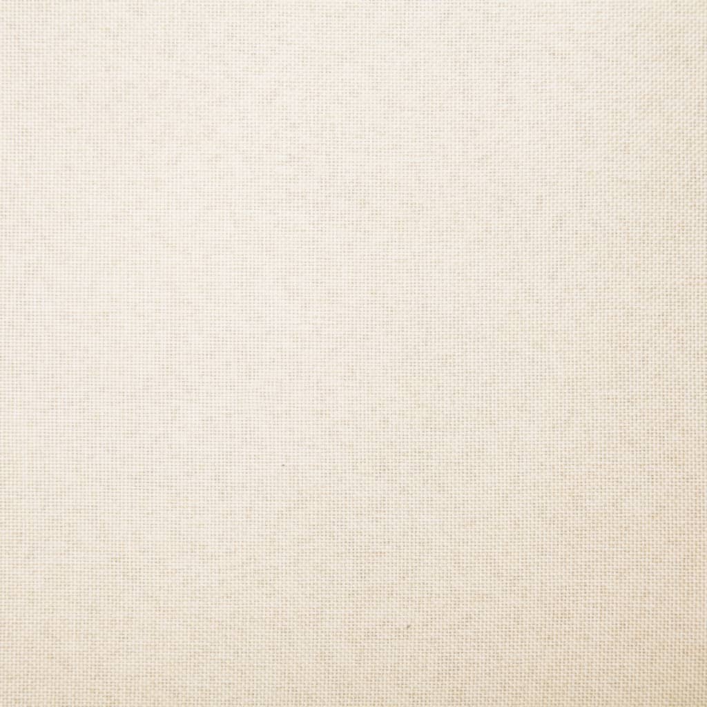vidaXL sols, 139,5 cm, krēmkrāsas poliesters