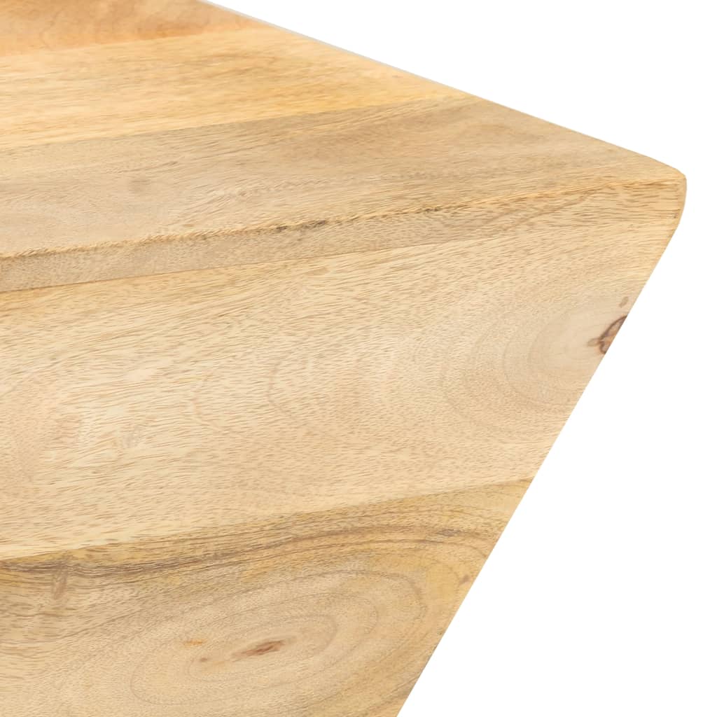 vidaXL kafijas galdiņš, 66x66x30 cm, V forma, mango masīvkoks