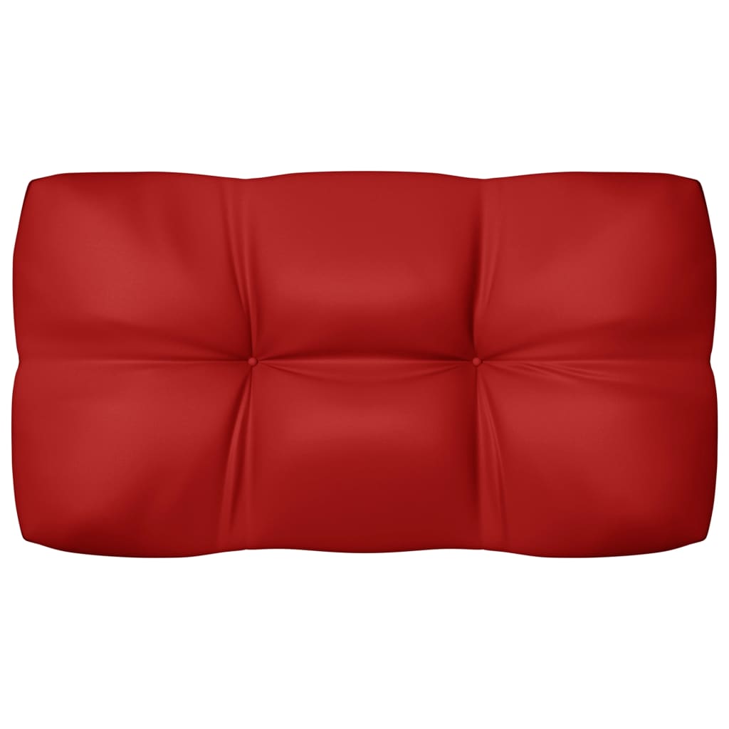vidaXL palešu dīvānu matrači, 7 gab., sarkani