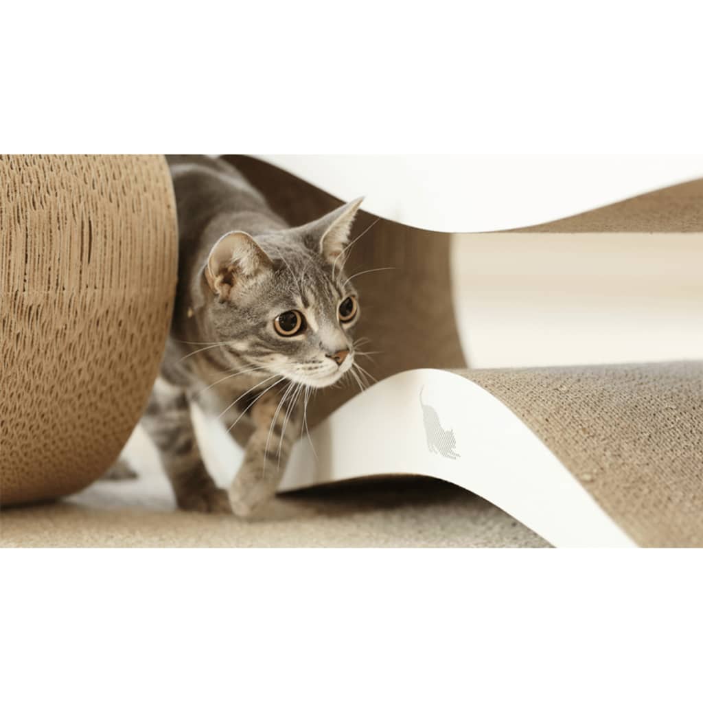 MyKotty kaķu nagu skrāpis LUI, 75x25x25 cm, balts, 3081
