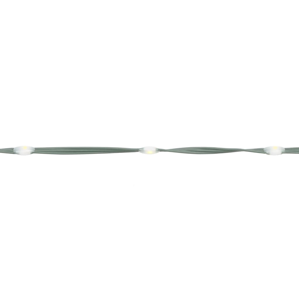 vidaXL Ziemassvētku egle karoga mastam, 108 silti baltas LED, 180 cm