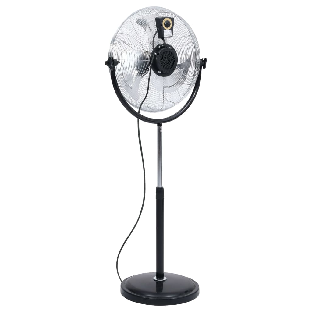 vidaXL grīdas ventilators, noliecams, 3 ātrumi, 45 cm, 100 W