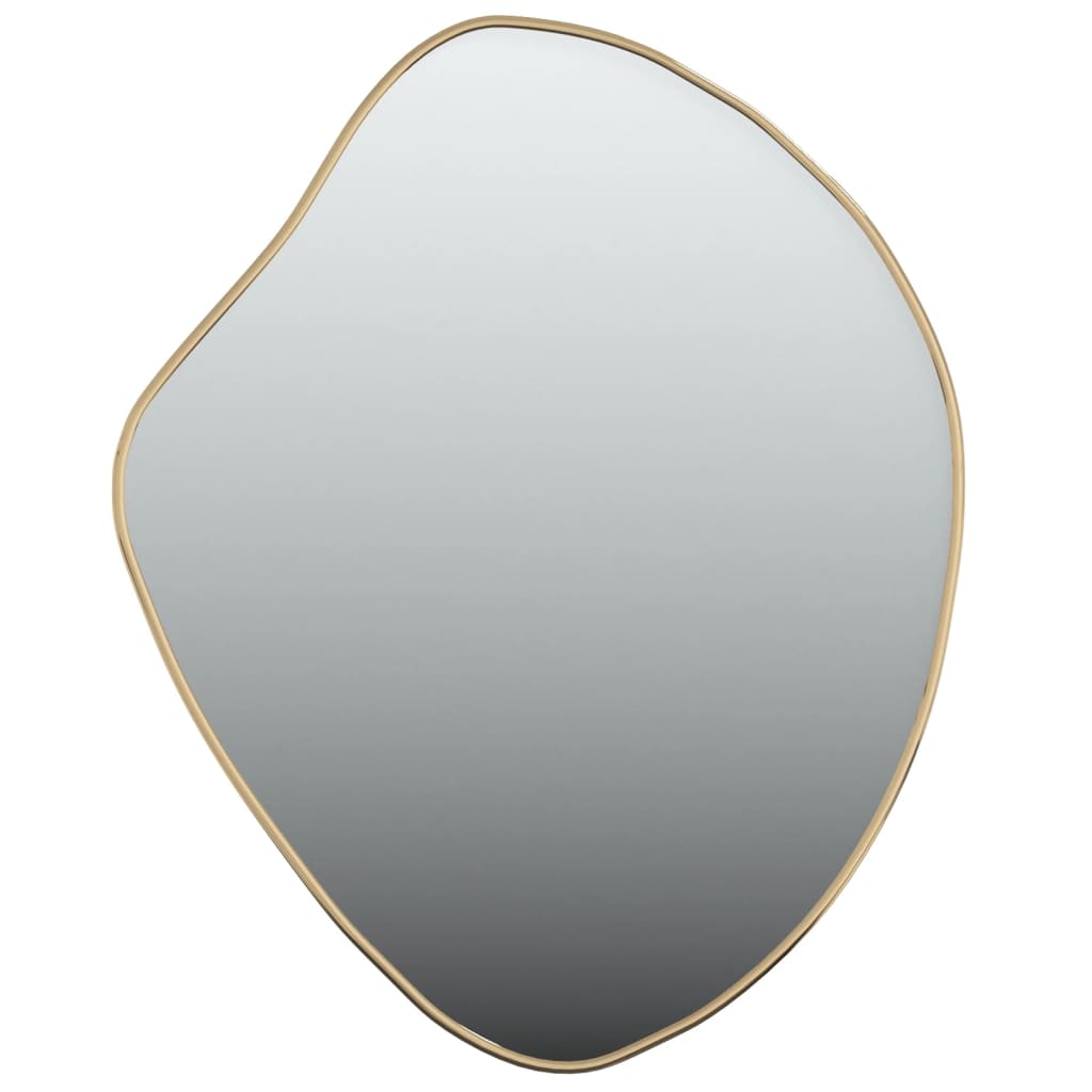 vidaXL sienas spogulis, 50x40 cm, zelta krāsā