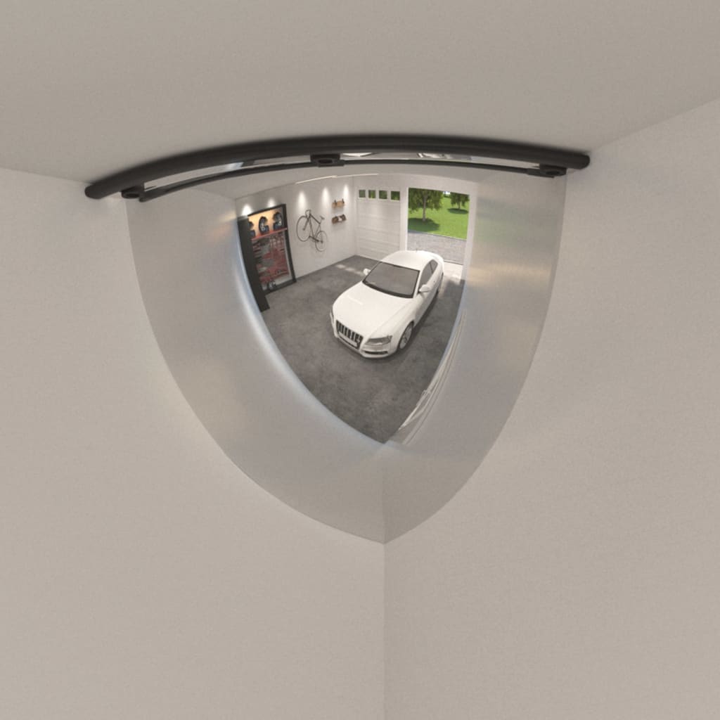 vidaXL satiksmes spoguļi, 2 gb., ceturtdaļas kupolveida, Ø30cm, akrils