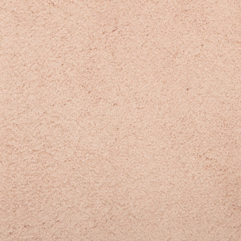 vidaXL paklājs HUARTE, īsa spalva, mīksts, mazgājams, sārts, 60x110 cm