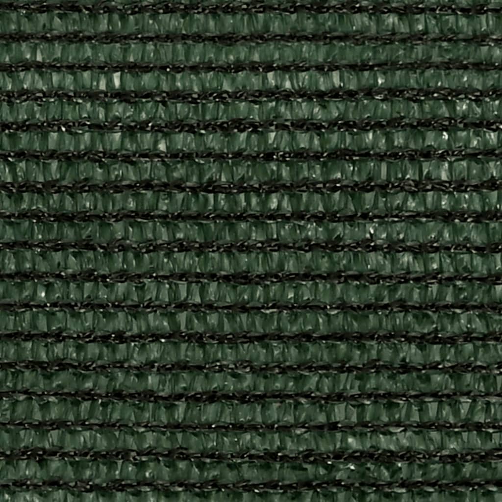 vidaXL saulessargs, 160 g/m², tumši zaļš, 3x3x4,2 m, HDPE