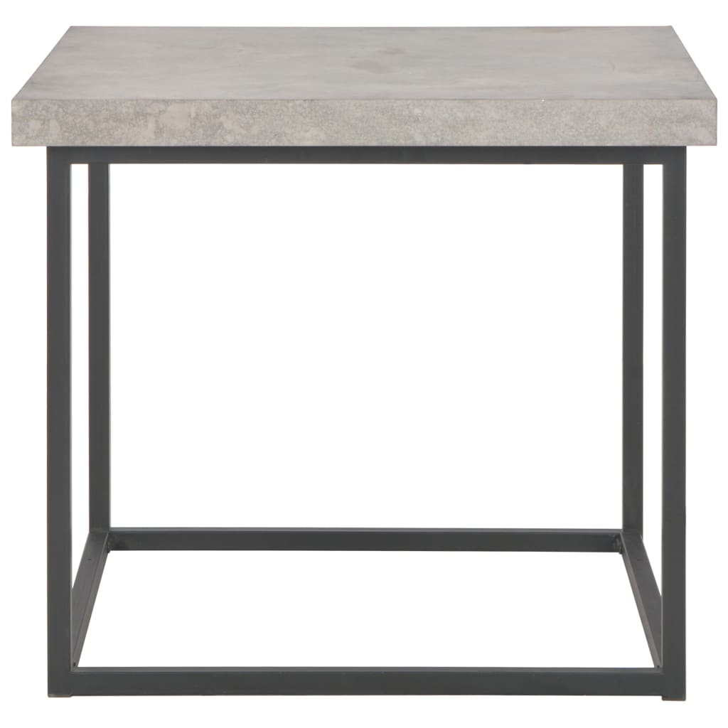 vidaXL kafijas galdiņš, 55x55x53 cm, betona imitācija