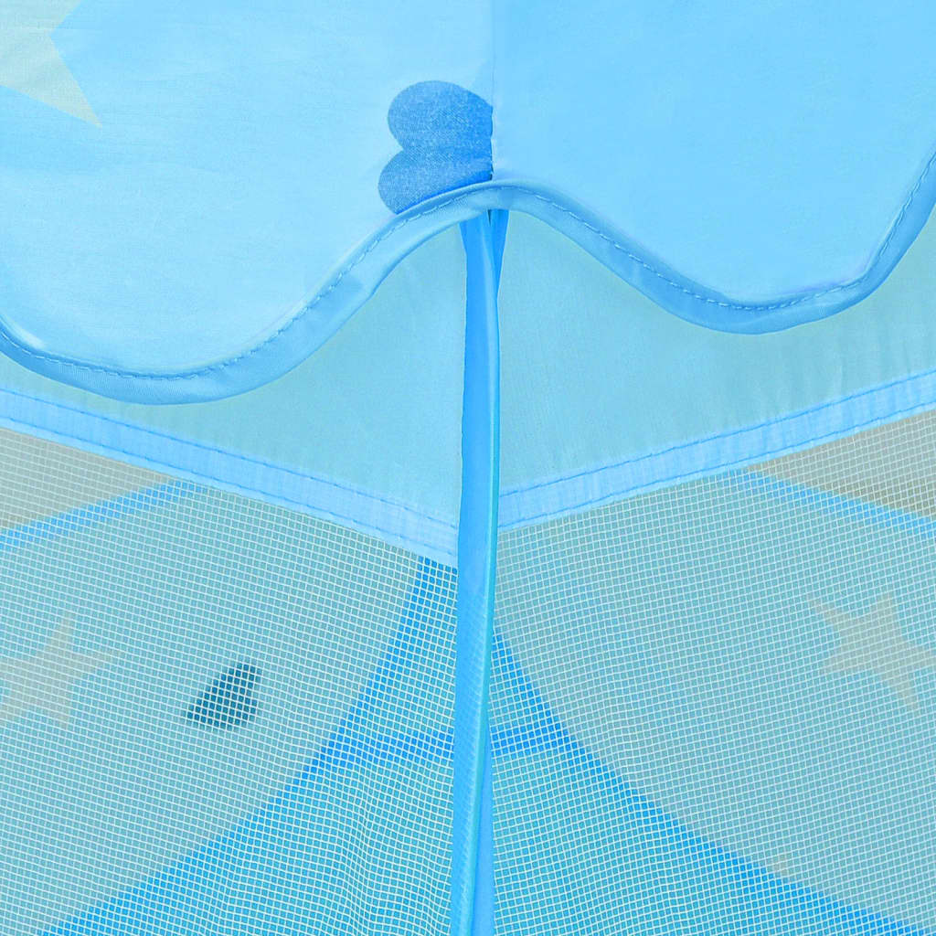 vidaXL rotaļu telts, zila, 102x102x82 cm
