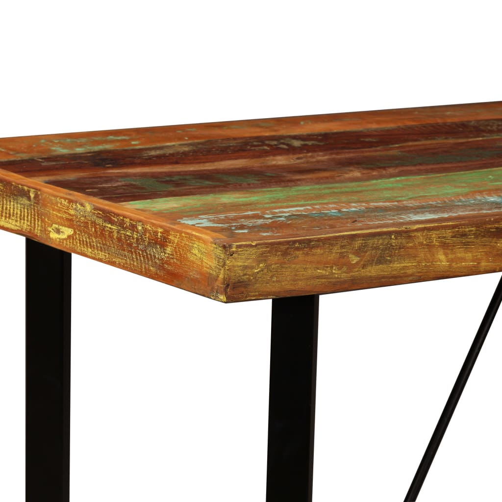 vidaXL bāra galds, 120x60x107 cm, pārstrādāts masīvkoks